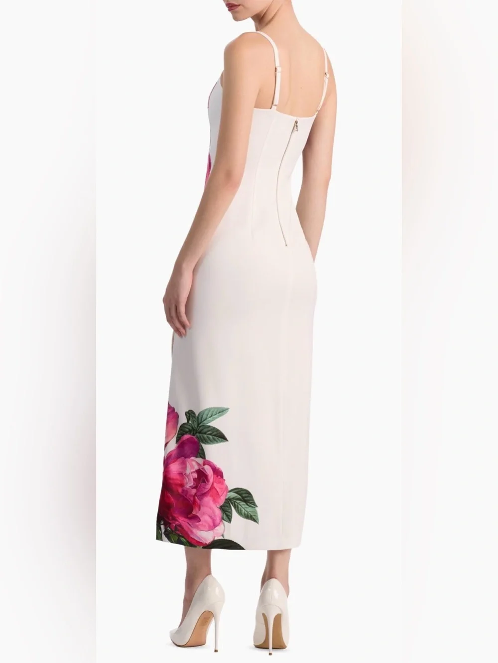 Alice + Olivia Nina Sweetheart Midi-Dress - Picture 5 of 7